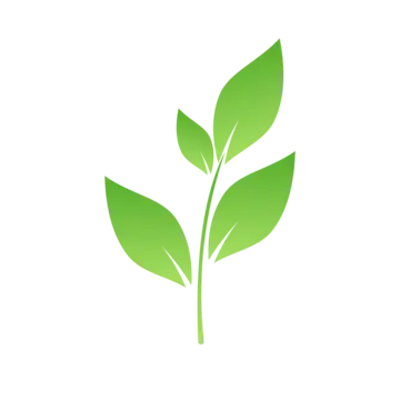 pngtree green leaf icon vector png image 6005736